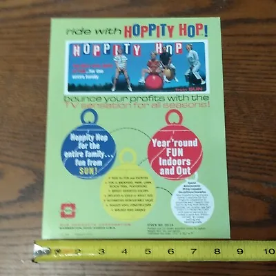 $2 • Buy Hoppity Hop Sun Toys Vintage Ad Sheet Promo New Classic Sun Corporation