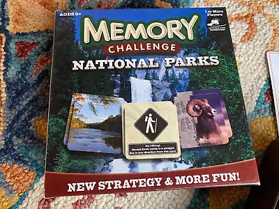 Memory Challenge National Parks Board Game USAopoly - Complete • $9.25