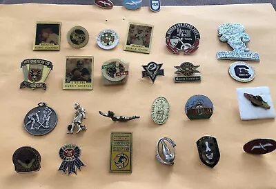 28 Vintage/Antique Sports Pins-Magnet-Hockey Medal • $44.99