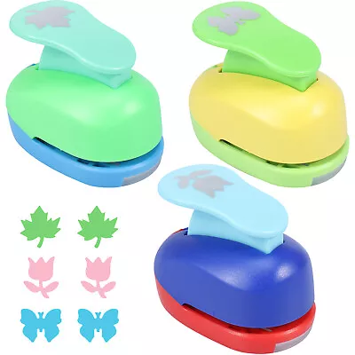 3Pcs Craft Holes Punch Portable Shape Hole Puncher Set Easy To Use Craft HaqFj • $22.99