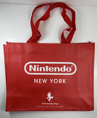 Nintendo New York Reusable Tote Gift Shopping Bag Mario Pokémon FREE SHIPPING • $14.95