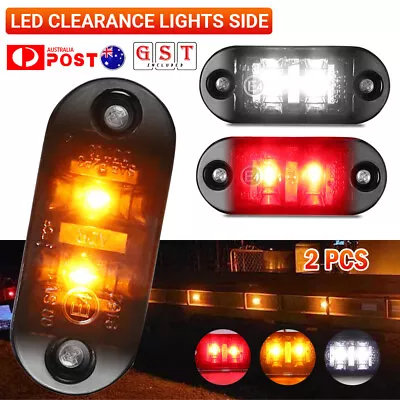 Led Clearance Lights Side Marker Lamp Trailer Truck Caravan Rv Red Amber White • $14.14