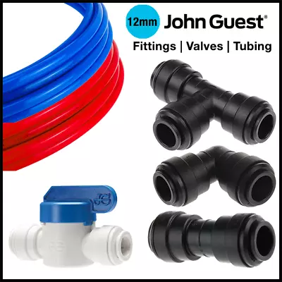 John Guest 12mm Push Fit SpeedFit Fittings - Caravan/Motorhome/Boat/Campervan • £2.95