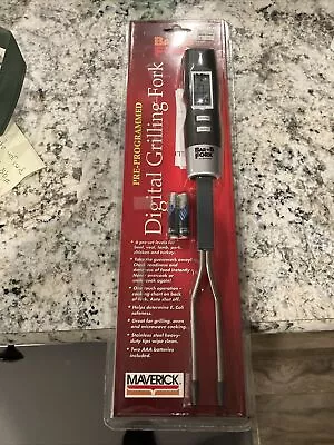 Maverick Pre Programmed Digital Grilling Bar-B-Q BBQ Bar-B-Fork Thermometer • $13.99