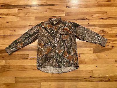 Outfitters Ridge Shirt Mens Large Hunting Fusion 3D Camo Button Up Outdoors • $28.75