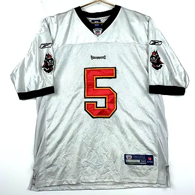 Vintage Tampa Bay Buccaneers Josh Freeman #5 Reebok Jersey Size 50 White Nfl • $34.99