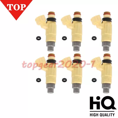 Injectors Set(6) For Yamaha 2002-2012 200HP 225HP Four Stroke Outboard F200 F225 • $33.49