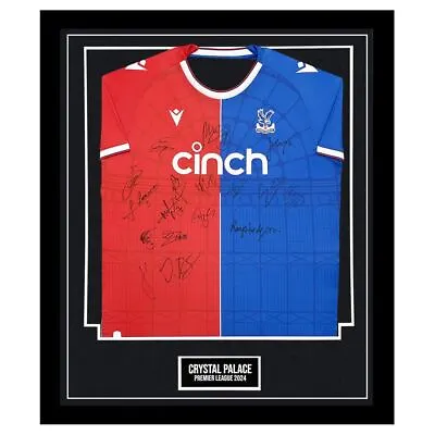 £999.99 • Buy Crystal Palace Signed Framed Shirt - Premier League 2024 +COA