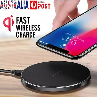 $8.29 • Buy Wireless Charger Charging Pad Qi For IPhone 14 13 11 Pro Max Samsung S21 S20