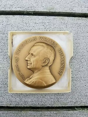Felix Marti-Ibanez MD Founder 1977 20th Anniversary Medallic Art Co Bronze Medal • $34.99