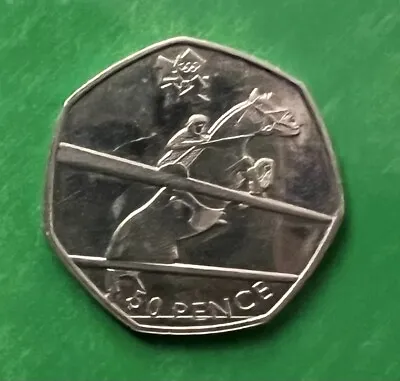 🌟 50p 2011 London 2012 Olympic Games Equestrian - Circulated Coin 🌟 • £1