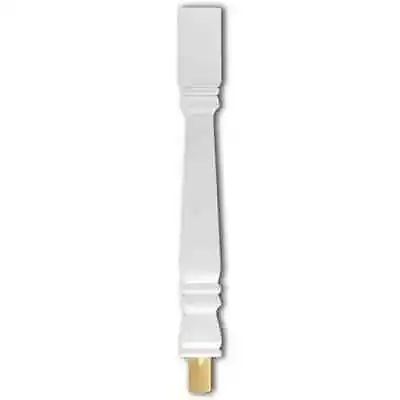 White Primed Provincial Newel Post (Square Design) Full&half • £15.59