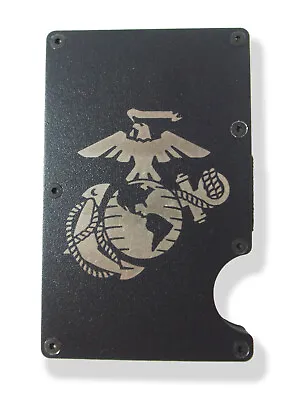 Marine EGA Wallet Custom Engraved RFID Blocking Thin Card Organizer W Money Clip • $39.99