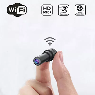 Mini Spy Camera WiFi HD 1080P Hidden IP Night Vision Camcorder Home Security Cam • $17.74