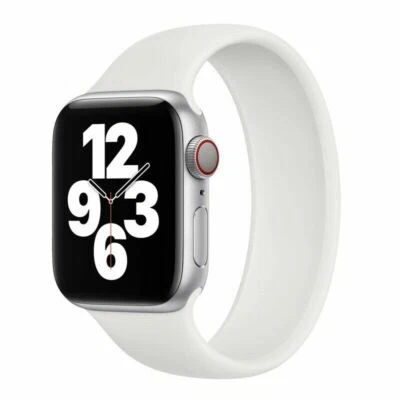 $9.99 • Buy For Apple Watch Band Series 87 SE 6543 2 Solo Loop Silicone Elastic IWatch Strap