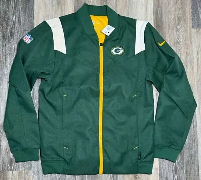 New Green Bay Packers Jacket Windbreaker Men’s Size Small Team Issued Nike NFL • $69.99