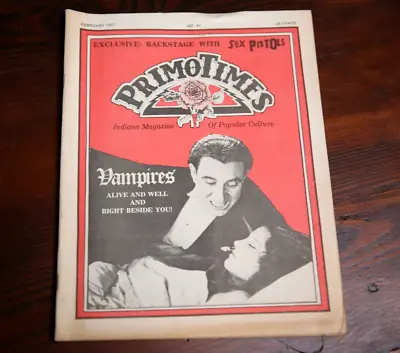 Vintage Dracula Monster Primo Times 1977 Magazine Book Brochure Horror RARE • $149.99