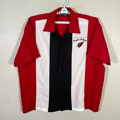 Steady Classics Shirt Mens 2XL Red Bowling Button Up Cardinals Kingpin Challenge • $24.99