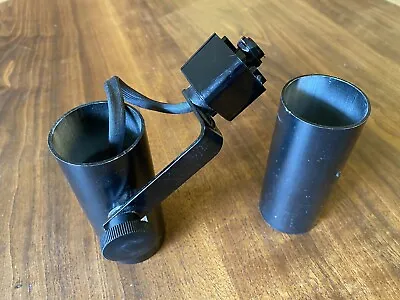 Vintage Halo Track Light Black Cylinder With Spare Cylinder Mid Century Modern • $26