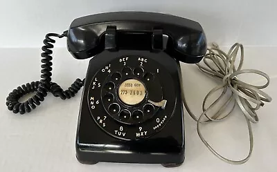 Vintage Rotary Telephone Black Western Electric Bell System Phone Retro • $100