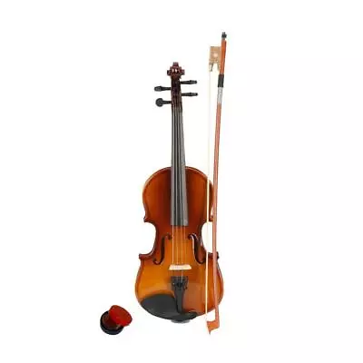 Used 1/8 Suitable For 4-5Years Old Kids Acoustic Violin+ Case+Bow +Rosin Natural • $38.90