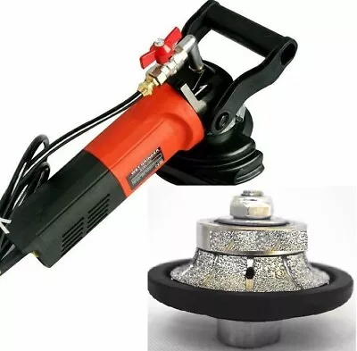 Wet Granite Concrete Polisher Sander 3/16  5mm Demi Bullnose Router Bit Profiler • $183.99