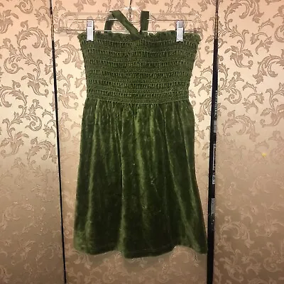 Juicy Couture Vintage Y2K Green Terry Cloth Cover Up Dress Size Small S • $39.99