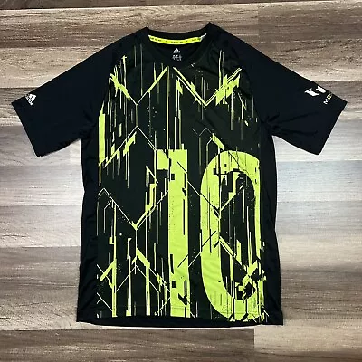 Adidas Messi Icon #10 Soccer Graphic Shirt Short Sleeve 15-16Y Youth Sz XL • $29.99