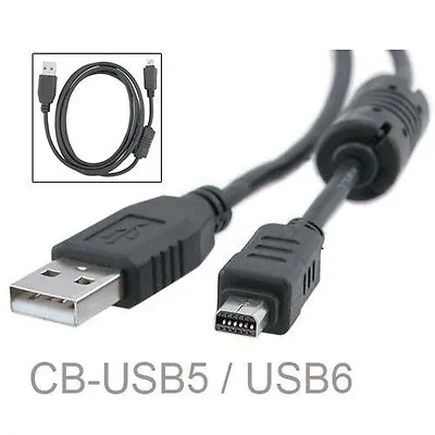 CB-USB5 CB-USB6 CB-USB8 12Pin USB Data Cable For Olympus Pen E-PL3 C-7000 Zoom • $13.99