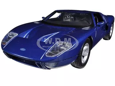 Ford Gt Blue 1:24 Diecast Model Car By Motormax 73297 • $19.99