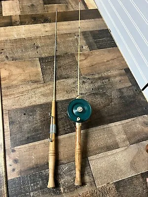 Vintage 35” Schooley Ice Fishing Rig W/Bonus Hand Line Ice Fishing Rig  • $15