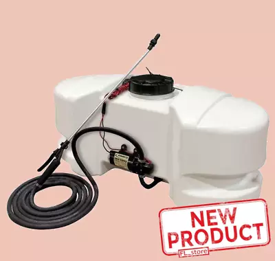 25 Gallon Spot Sprayer Adjustable Nozzle 12V Diaphragm Pump & Hose Lawn Garden • $204.95