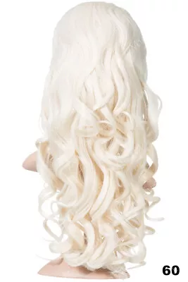 KoKo EVA SUPERIOR Long Curly Half Head Wig Loose Curls Weave • £24.99