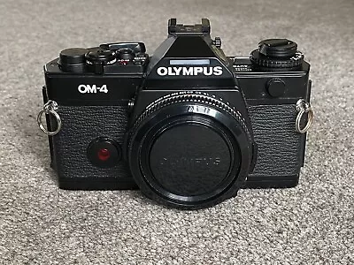 £79 • Buy Vintage 35mm Camera Olympus OM-4 Black 35mm Camera