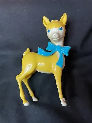 Vintage 5  Babycham Bambi Plastic Figurine Deer Figure 1960s AF • £4.99