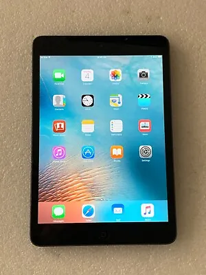 Apple IPad Mini 32GB Wi-Fi + Cellular (AT&T) 7.9in - Black & Slate #9347 • $35