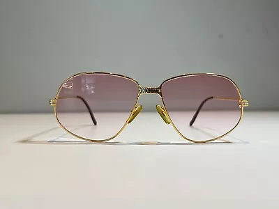 $495 • Buy Authentic Vintage Cartier Panthere Sunglasses 63-16