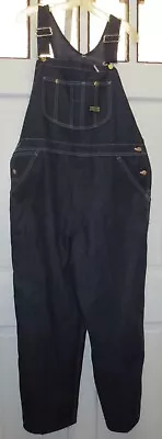 ToughSkins Overalls 70s VTG Bib Sears Denim Pants Union Made USA 40x28 Carpenter • $22.95