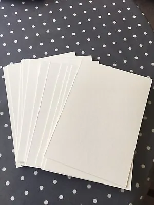 20 9x7 Antique White Daler Rowney Off Cuts Mount Board • £7