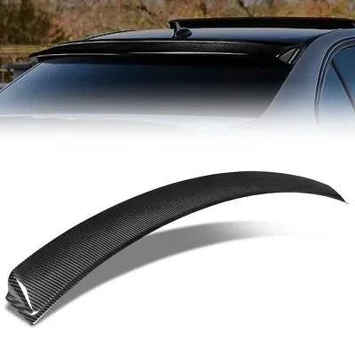 Black Carbon Fiber Rear Window Roof Spoiler For 08-14 Benz C-Class W204 Sedan • $130.50