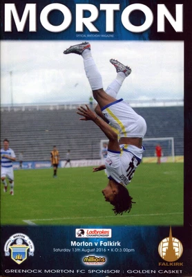 £1.75 • Buy A72 Greenock Morton V Falkirk 13/08/16 Championship