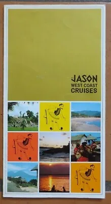 JASON (Epirotiki) 1967 West Coast Cruises DECK PLAN With PHOTOS • $30