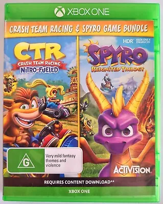 Crash Team Racing: Nitro Fueled + Spyro Reignited Trilogy Bundle | Xbox One X • $69.99