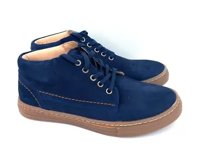 Babybotte Intrepides 'Niko' Boy's Navy Nubuck Desert Boots Size 2.5uk 35eu • £15