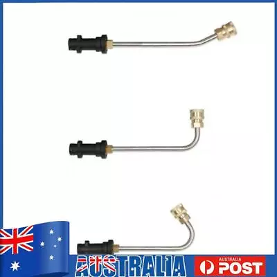 Jet Car Cleaning 4000 PSI 1/4 Quick Connector Curved Head Rod For Karcher K2-K7 • $15.09