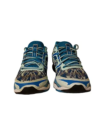 Mizuno Wave Creation 15 Teal Gray Mesh Athletic Running Shoes Women's Size W9 • $39.99