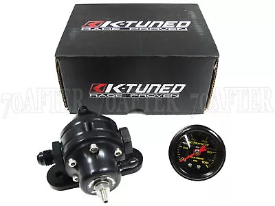 K-Tuned Fuel Pressure Regulator FPR W/Gauge For Honda/Acura K20 K24 Engines • $199.88