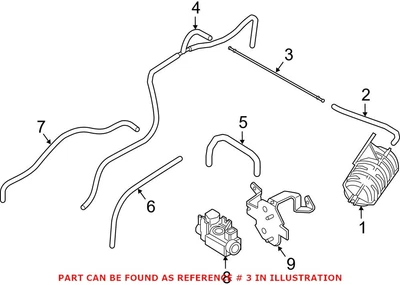 $29.77 • Buy Genuine OEM Vacuum Line Adapter For BMW 11657848349
