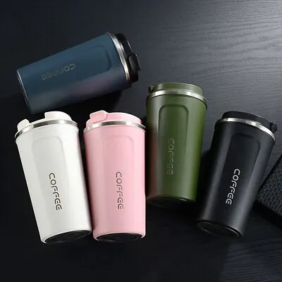 $24.77 • Buy Insulated Travel Coffee Mug Cup Thermal Stainless Steel Flask Vacuum Thermos *