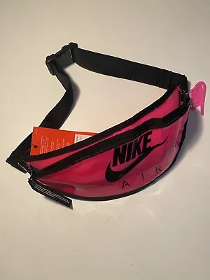 Nike Heritage Fanny Hip Pack Waist Bag Running Training Workout Pink CW9259-702 • $23.69